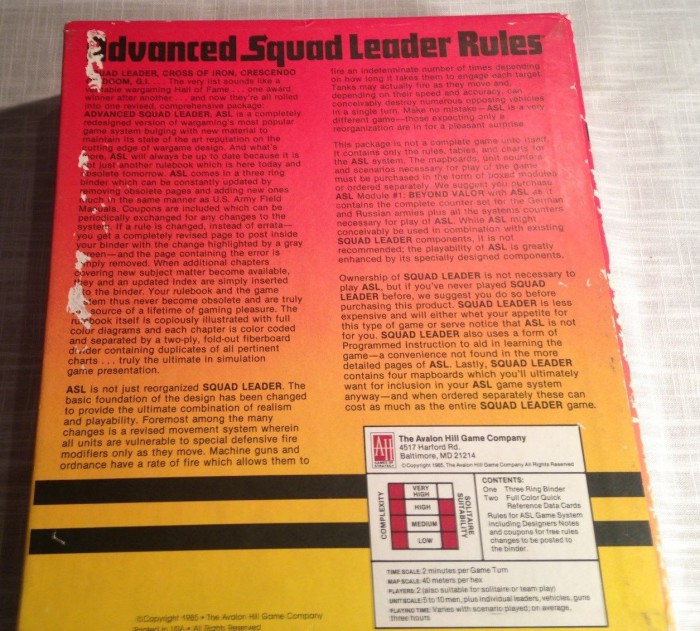 Advanced Squad Leader Training Manual