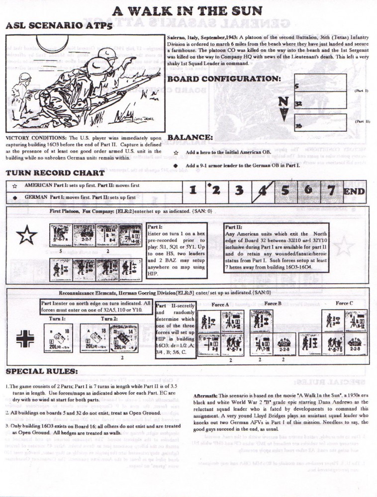 squad leader scenarios