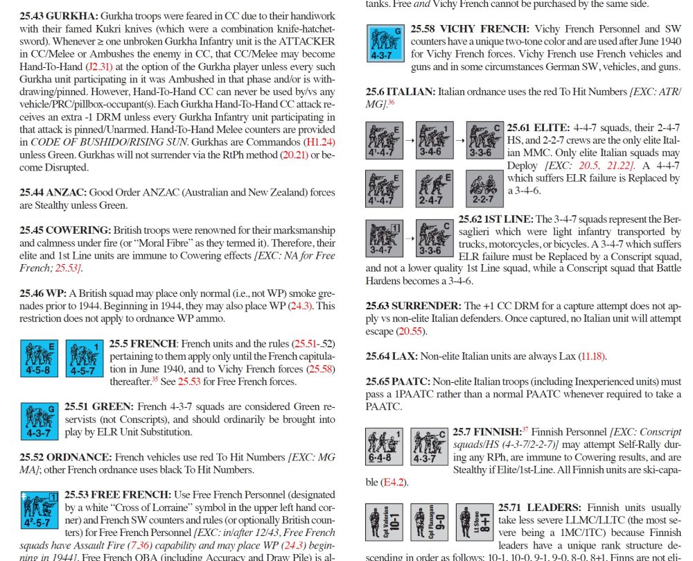 Advanced Squad Leader Rule Book: Electronic Edition — Desperation 